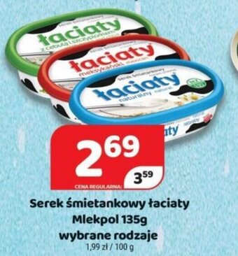 Delfin Serek śmietankowy łaciaty Mlekpol 135g oferta
