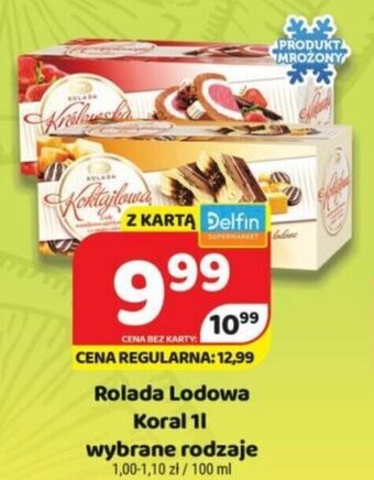 Delfin Rolada Lodowa Koral 1l oferta