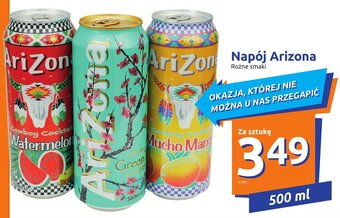 Action Napój Arizona 500ml oferta