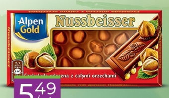 Stokrotka Express Nussbeisser Czekolada mleczna z całymi orzechami laskowymi 100 g oferta