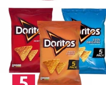 Dealz Doritos Hot Corn Chipsy kukurydziane typu nachos o smaku ostrej papryki 100 g oferta