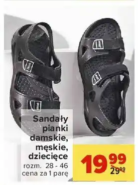 Carrefour Sandały pianki damskie 28-46 1 SZT oferta