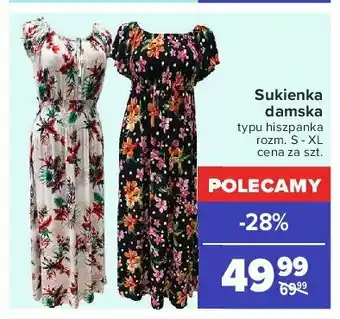 Carrefour Sukienka damska rozm. s-xl 1 SZT oferta