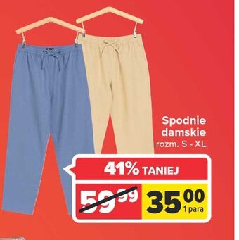 Carrefour Spodnie damskie s-xl 1 SZT oferta