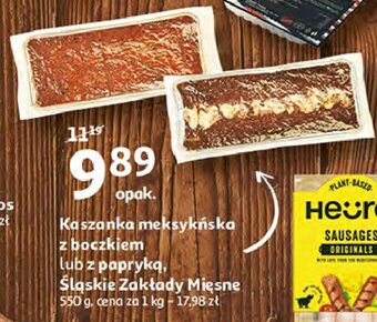 Auchan Kaszanka z boczkiem oferta