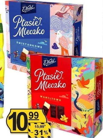 Hitpol E. Wedel Ptasie Mleczko waniliowe 360 g oferta