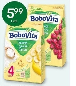Groszek BoboVita Kaszka ryżowa malina po 4. miesiącu 180 g oferta