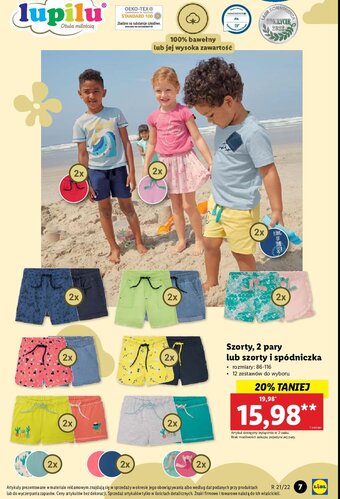 Lidl Szorty chłopięce oferta