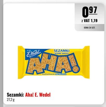 Eurocash Sezamki Aha! E. Wedel 27,2g oferta