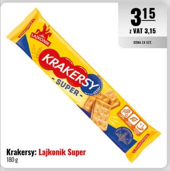Krakersy Lajkonik Super 180g