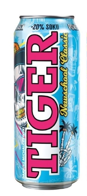 Tiger Newschool Classic Gazowany napój energetyzujący 500 ml