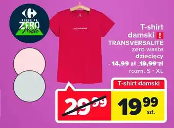 Carrefour T-shirt damski transversalite rozm. s-xl oferta