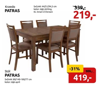 Black Red White Stół oferta