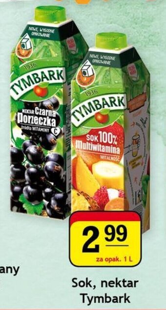 Gram Market Sok, nektar Tymbark 1l oferta