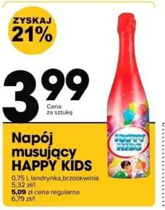 Supeco Napój musujący Happy Kids 0,75l oferta