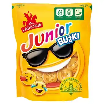 Lewiatan Lajkonik Junior Drobne pieczywo słodko-słone buźki 90 g oferta