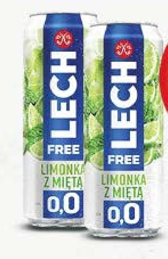 Stokrotka Express Lech Free Piwo bezalkoholowe limonka z miętą 500 ml oferta