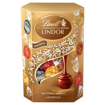 Gama Lindt Lindor Praliny z czekolady mlecznej białej i gorzkiej 200 g oferta