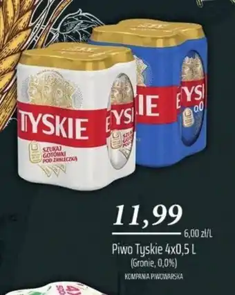 Społem Piwo Tyskie 4x0,5l oferta