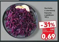 Kaufland Surówka z czerwonej kapusty z jabłkiem oferta