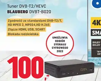 Neopunkt Tuner DVB-T2/HEVC Blauberg DVBT-B020 oferta