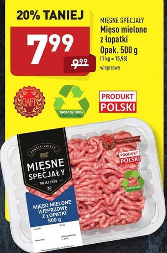 ALDI Mięso mielone Mięsne Specjały oferta