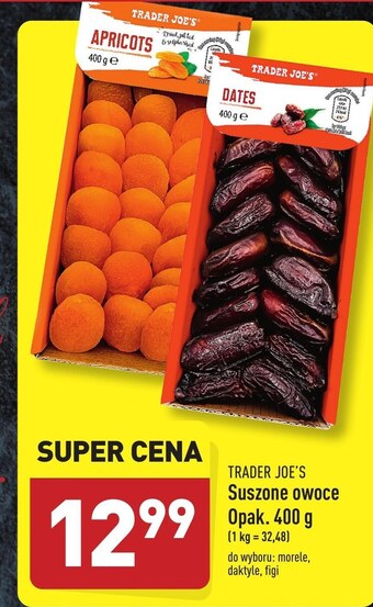 ALDI Owoce suszone Trader Joe's oferta