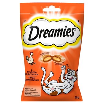 Kaufland Dreamies Karma uzupełniająca z pysznym kurczakiem 60 g oferta
