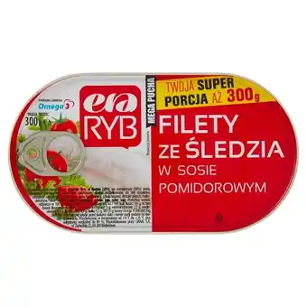 Sedal Era Ryb Filety ze śledzia w sosie pomidorowym 300 g oferta