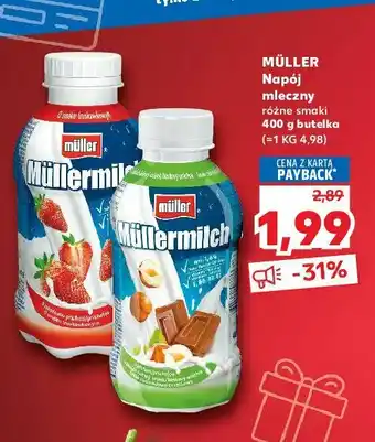 Kaufland Napój mleczny czekoladowo-orzechowy 1 BTL 400 ML oferta