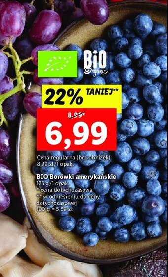 Lidl Borówki amerykańskie oferta