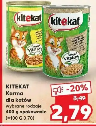 Kaufland Karma dla kota kaczka 1 SZT 400 G oferta