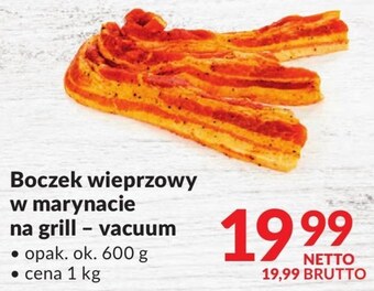 Makro Boczek wieprzowy oferta