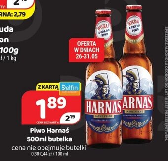 Delfin Piwo Harnaś 500ml oferta