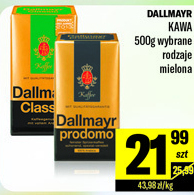 TomiMarkt Dallmayr Prodomo Kawa mielona 500 g oferta