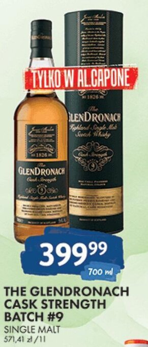 The Glendronach Cask Strength Batch #9 700ml