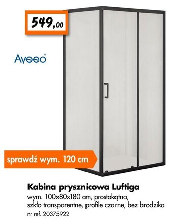 Bricoman Kabina prysznicowa Luftiga oferta