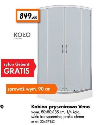 Bricoman Kabina prysznicowa Veno oferta