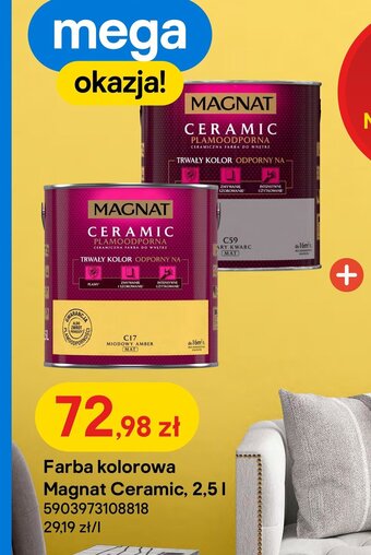 Castorama Farba kolorowa Magnat Ceramic 2,5l oferta