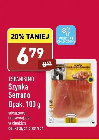 ALDI Szynka serrano oferta