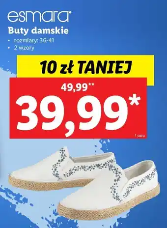 Lidl Buty damskie 36-41 oferta