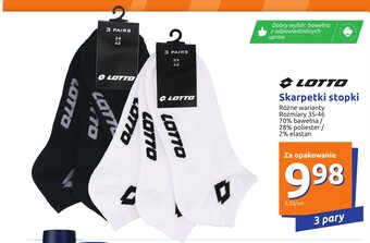 Action Skarpetki stopki Lotto 3 pary oferta
