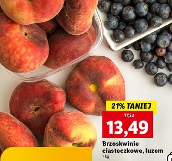 Lidl Brzoskwinie ciasteczkowe oferta