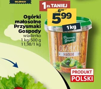 Netto Ogórki małosolne 1kg oferta