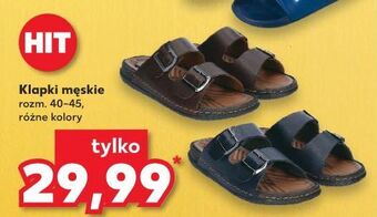 Kaufland Klapki męskie 40-45 oferta