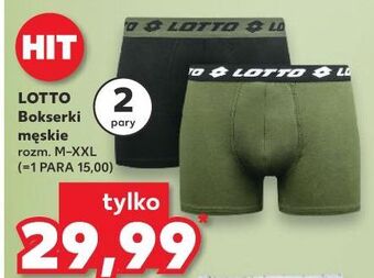 Kaufland Bokserki męskie Lotto oferta