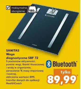 Kaufland Waga diagnostyczna sbf 72 Sanitas oferta