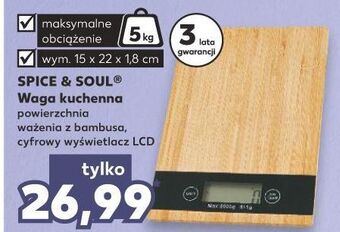 Kaufland Waga kuchenna lcd Spice&Soul oferta