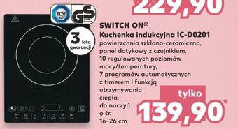 Kuchenka indukcyjna ic-d0201 Switch On