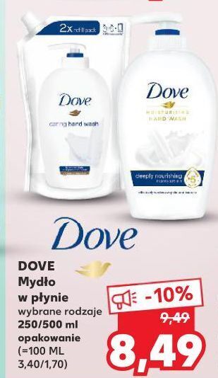 Kaufland Mydło w płynie zapas Dove Caring Hand Wash oferta